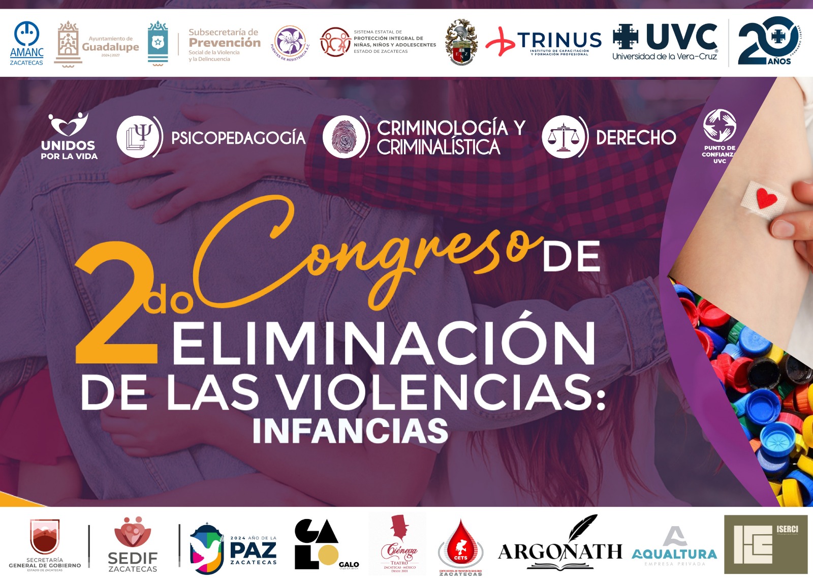 UVC será sede del Segundo Congreso de Eliminación de las Violencias contra la Infancia